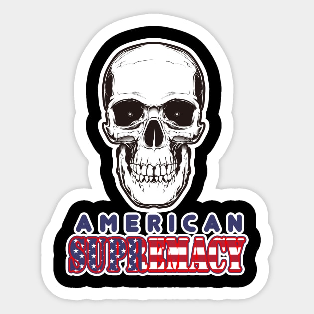 American Supremacy Sticker by iQdesign